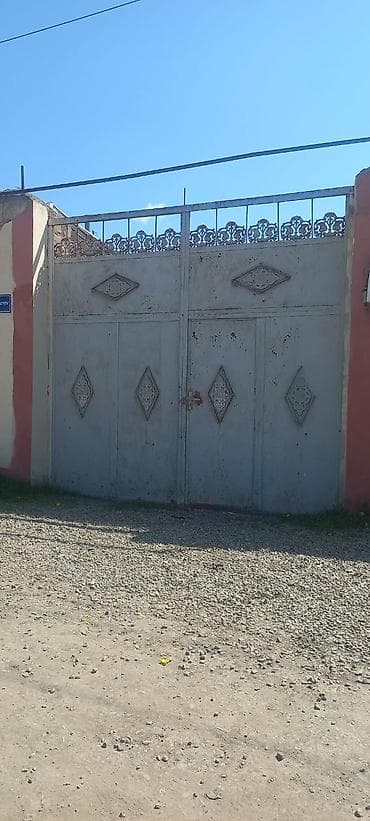 Metal darvaza – ikitaylı giriş qapısı - Material: qalın metal/sac