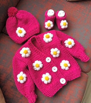 вещи бу купить: Комплект, Унисекс, 0 - 3 мес. — 3