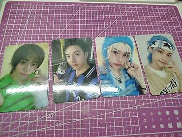 K-pop fotokart kolleksiyası – 4 ədəd son şəkildə qeyd edildiyi kimi — 2