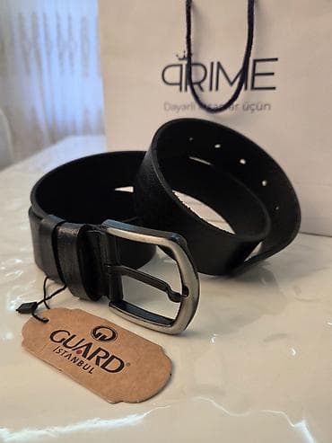 qayış: Kəmər, Təbii dəri, Yeni — 1