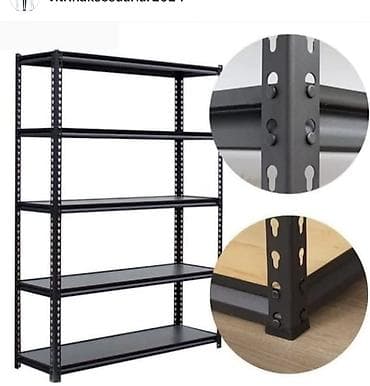 seyflərin satışı: Sənaye tipli metal rəf sistemi – 5 mərtəbəli - Material: möhkəm polad — 3