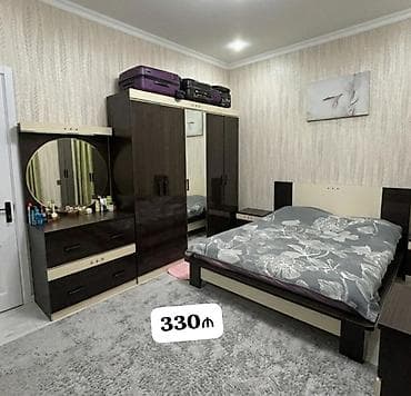 İkinəfərlik çarpayı, Dolab, Termo, 2 tumba, İşlənmiş — 1