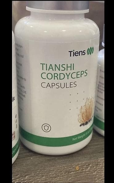 Kişi geyimləri: Məhsul: Tiens Tianshi Cordyceps Capsules Təsvir: - Markası: Tiens - — 1