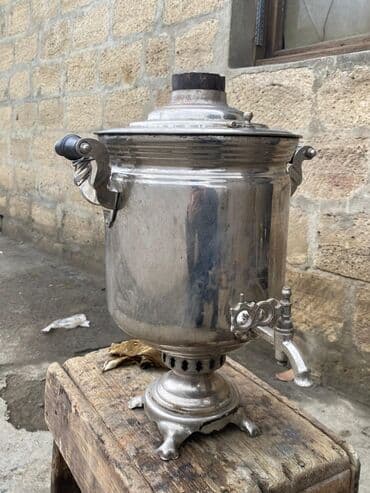 İşlənmiş Od Samovar, 7 l, Ünvandan götürmə