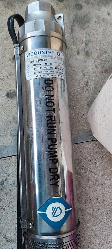 su hidroforu: Nasos, Artezian quyusu üçün, quraşdırılma Sualtı — 3