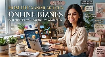 random hesab az: Xanımlar üçün evdən idarə olunan onlayn biznes imkanı Təsvir: - Evdən — 1