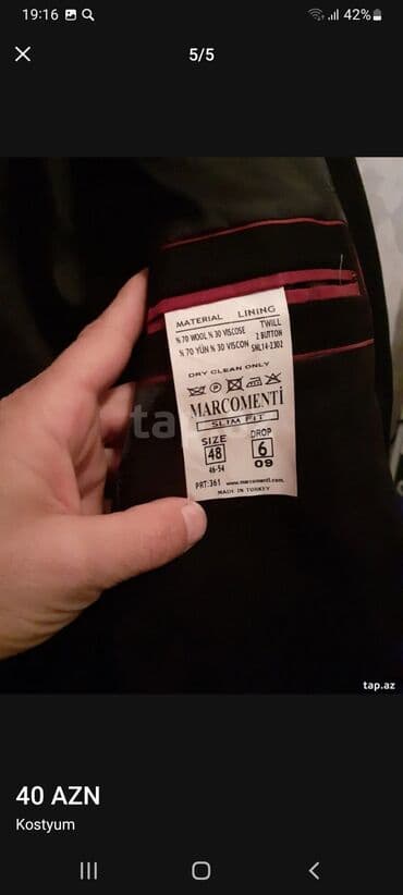 qadın köynək modelləri: Kostyum, Demisezon, rəng - Qara — 4