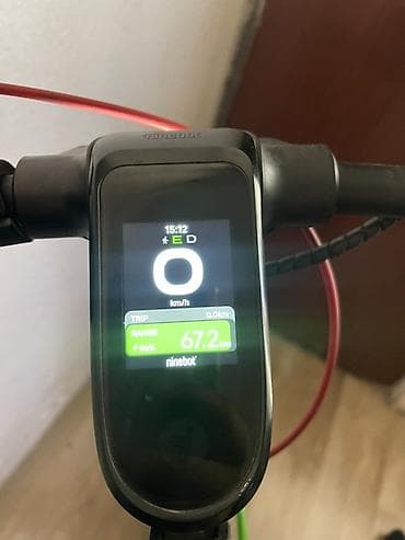 Elektrik nəqliyyatı: Ninebot elektrik skuter - Brend/model: Ninebot by Segway (gövdədə — 1
