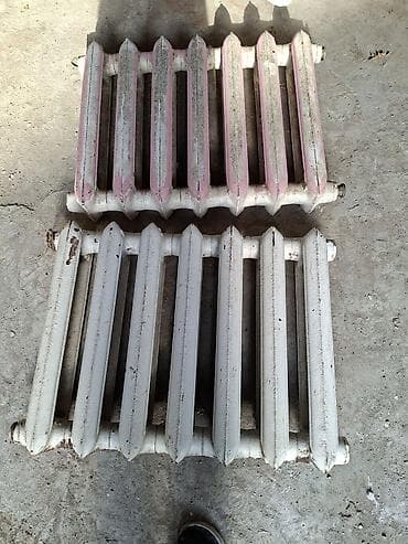 Döküm radiatorlar (2 ədəd) - Material: ağır döküm, çoxlu istilik — 1