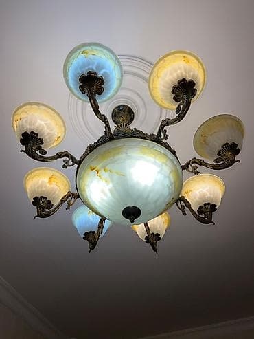 dam: Çılçıraq, 9 lampa, Metal — 3