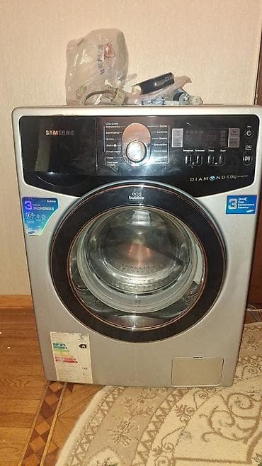 Elektronika: Paltaryuyan maşın Samsung, 6 kq, İşlənmiş, Avtomat, Qurutma var — 3