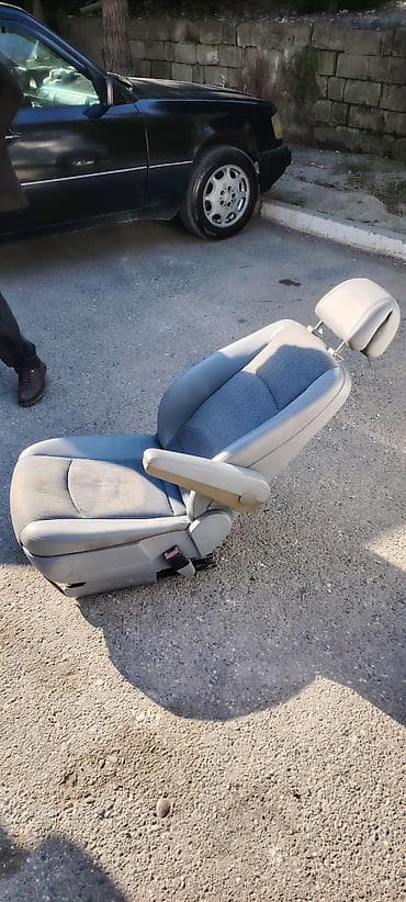 bmw e39 spoiler: Avtomobil ön oturacağı - Material: boz dəri və nəfəsalan parça — 4