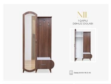 Yeni, Açılan, 1 qapı Düz dolab, Dəhliz dolabı, Türkiyə