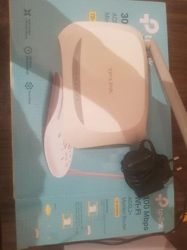 TP-Link TD-W8951N ADSL2+ Wi‑Fi modem-router - 300 Mbps sürətə qədər