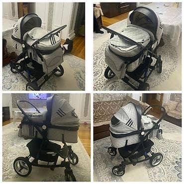 Kolyaska satilir Qiymet 100 man Tam ishlekdir.Qish cexolu,çantasi