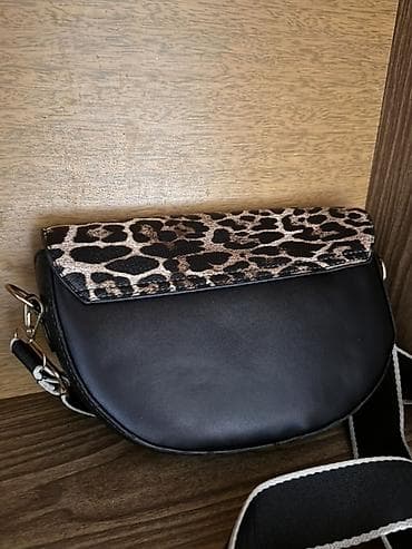 сумка на плечо: Leopar naxışlı çiyin çantası - Model: “FASHION & BAGS” yazılı — 2