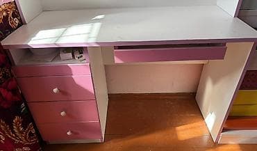 saloglu mebel kataloqu: Qız üçün, İşlənmiş, Siyirməli, Yazı masası, Stulsuz — 2