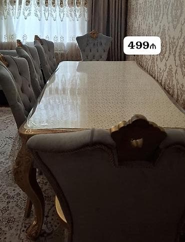 set mebel: *499₼ MASA desti :-TƏCİLİ SATILIR‼️* 8oturacaq UNVAN:-məhəmmədli — 1