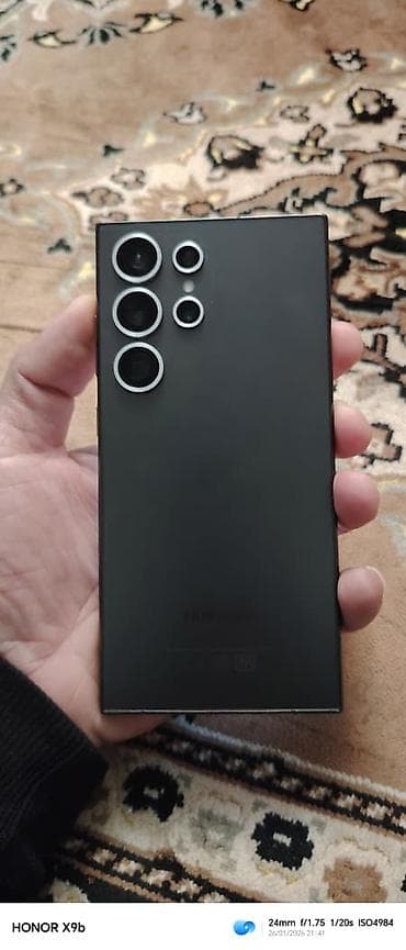 Samsung Galaxy S24 Ultra, 256 GB, rəng - Qara, İki sim kartlı lalafo.az -da Samsung Galaxy S24 Ultra, 256 GB, rəng - Qara, İki sim kartlı