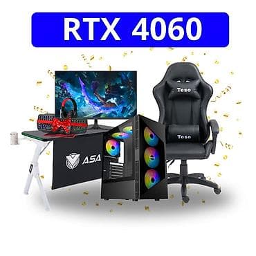 komputerlər satışı: RTX 4060 oyun komplekti - Videokart: NVIDIA GeForce RTX 4060 – DLSS 3 — 1