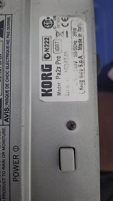 kork pa 700: Korg Pa2X Pro aranjer klaviatura - Model: Korg Pa2X Pro (etiketdə — 1