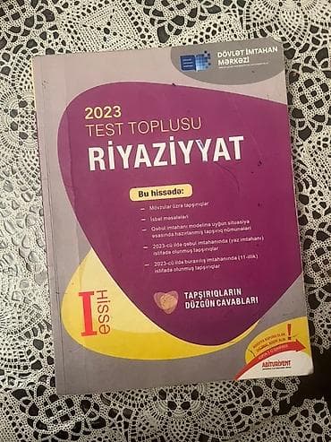 Riyaziyyat 9-cu sinif, 2023 il lalafo.az -da Riyaziyyat 9-cu sinif, 2023 il