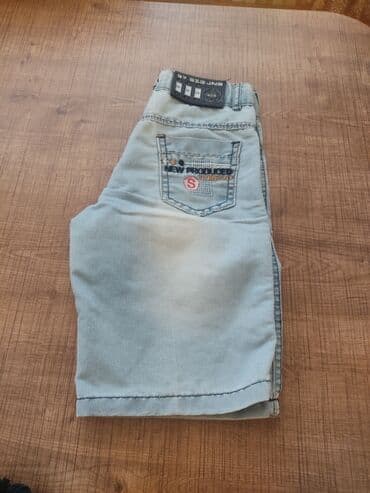 детские летние шорты: Uşaq üçün cins şort - Brend: SZG Jeans - İstehsal: Türkiyə - Rəng — 3