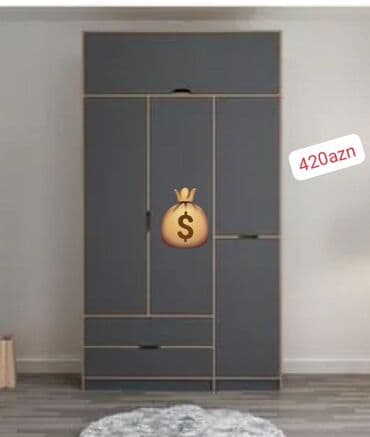 mətbəx üçün şkaf: Yeni, Açılan, Düz dolab, Qarderob, paltar dolabı — 1