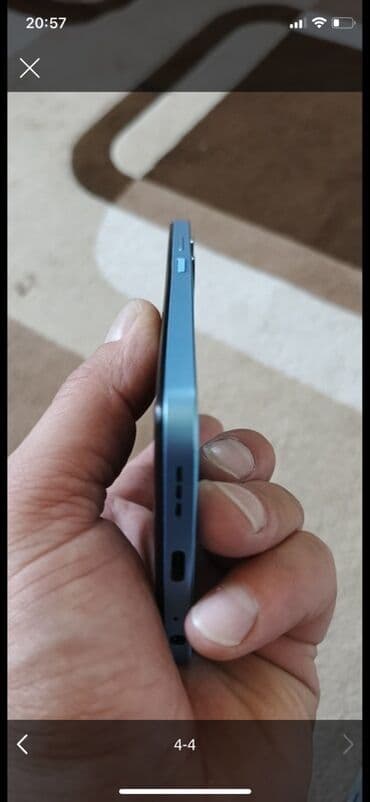 телефон fly nimbus 3: Infinix HOT 30i, цвет - Голубой, Сенсорный — 4