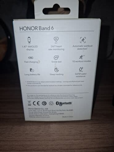 Mətbəx texnikası: İşlənmiş, Smart saat, Honor, Sensor ekran, rəng - Qara — 3