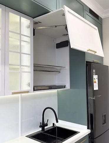 mdf metbex mebelleri: Mətbəx mebeli – tam dəst, müasir dizayn - Ölçü: xətti planlama — 3