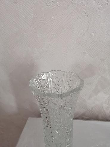 ev ucun dekorlar: Temiz xrustal guldan — 2