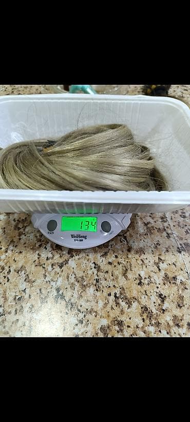 Şəxsi əşyalar: Sac tebii ushag sacidir,ipek kimi sacdir,1 defe gaynaga goyulub,tez — 2