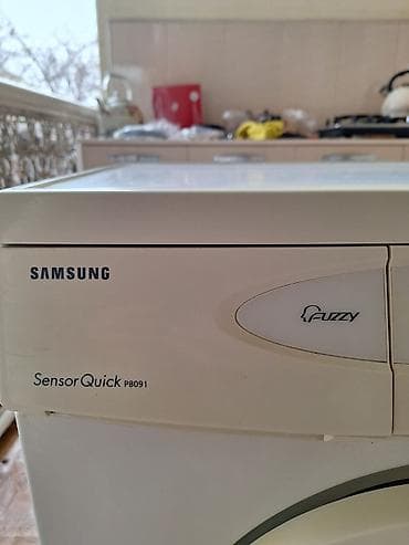 ev kondisionerləri: Paltaryuyan maşın Samsung, 5 kq, İşlənmiş, Avtomat, Qurutmasız, Kredit yoxdur, Ünvandan götürmə — 5