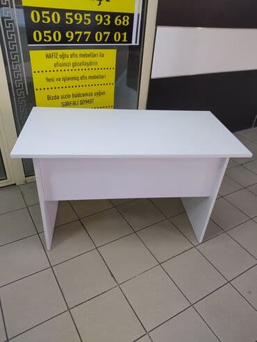 ofis masası 2. el: Yeni, İşçi üçün, Dördbucaq masa — 4