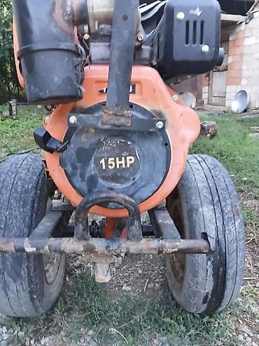 топаз авто: Motoblok + qoşqu - Mühərrik: 15 HP benzin mühərriki - Elektrik — 7