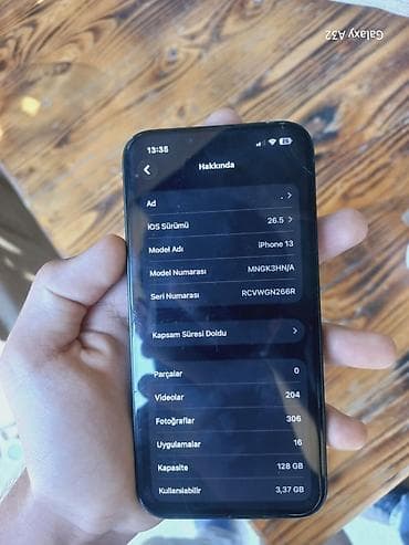 honor 8a ekran: IPhone 13, 128 GB, Yaşıl, Barmaq izi, Face ID — 4