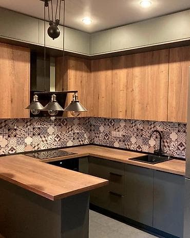 cehiz mebeli: Sifarişlə mətbəx dəsti, Özü çəkən petlələr, Sadə laminat, Kredit yoxdur — 5