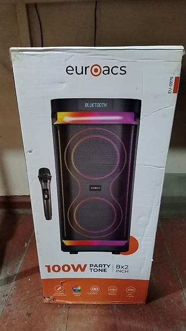audio sistem: Euroacs EU-S975 Party Speaker - Güc: 100W - Dinamiklər: 8" x2 - — 2