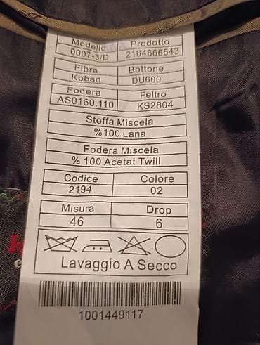 Костюмы: Kişi kostyum dəsti. Yenidir. Ölçü 46 - Rəng: tünd boz, incə zolaqlı — 4