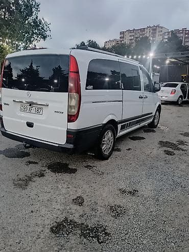 mini canqan: Mercedes-Benz Vito 111 CDI, ağ rəng, dizel miniven. Xüsusiyyətlər: - — 5