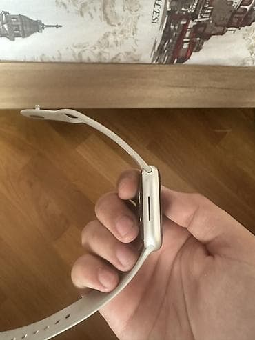 Smart saatlar: Apple 9 45 mm 98 pildir karobkasi adapteri herseyi var 64gb yaddasi — 2