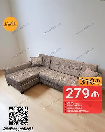 künc divani: Künc divan, Açılan, Bazalı, Şəhərdaxili pulsuz çatdırılma — 1