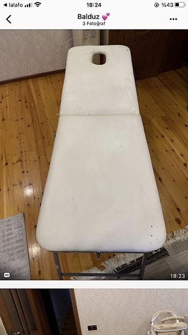 mebel kraskalari: Portativ masaj/estetikataxtası - 2 bölməli qatlanan konstruksiya - Üz — 1