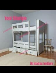 tek taxtlar: Oğlan və qız üçün, Yeni, Çarpayı, Matras ilə, Siyirməli, Laminat — 2