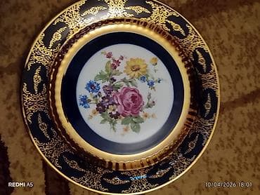 dekor divar: Məhsul: Dekorativ boşqablar və külqabı dəsti Təsvir: - Porcelan — 3