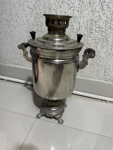 самовар купить в баку: Б/у Дровяной Самовар, 5 л, Самовывоз — 1