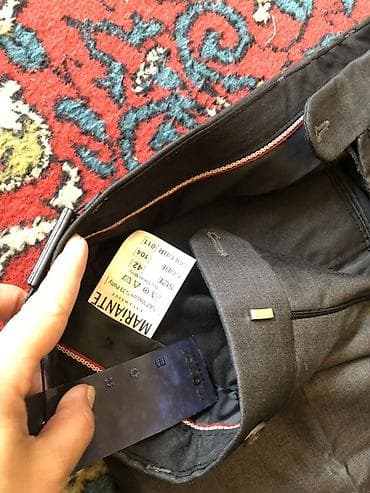 Костюмы: Qara klassik kişi şalvarları - Model: düz kəsim, ütü xətti ön hissədə — 7