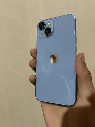 IPhone 14, 128 GB, Mavi, Zəmanət, Simsiz şarj, Face ID — 1