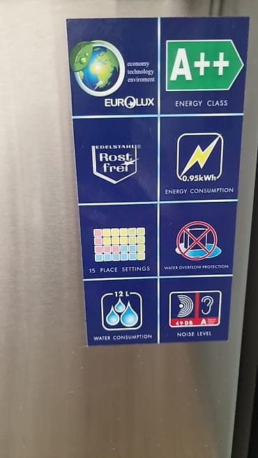 Qabyuyan maşın Eurolux, Tam qabaritli (60 sm.), Ayrıca dayanan, İşlənmiş — 2